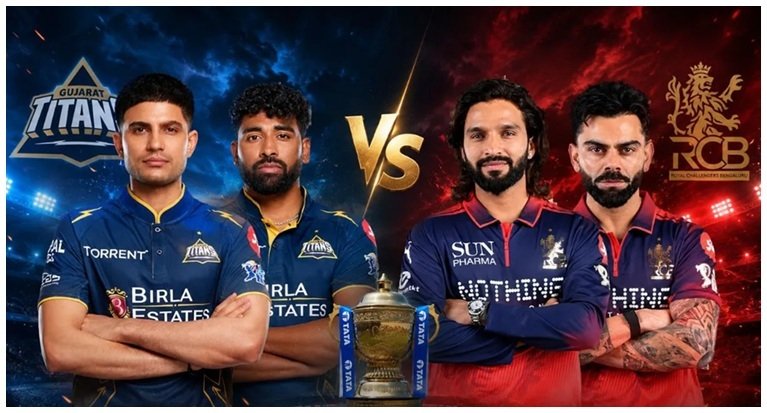 Royal Challengers Bengaluru vs Gujarat Titans Players